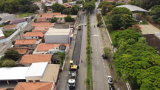 Prefeitura inicia serviços de recape na rua Virgílio da Silva Fagundes, em Santa Teresinha